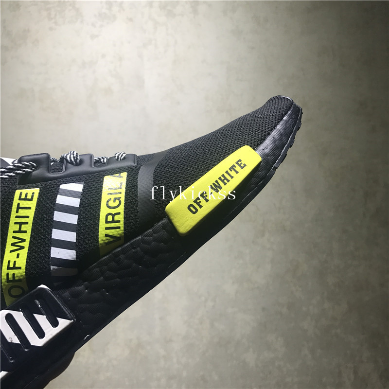 Off White x Adidas NMD R1 Boost Black